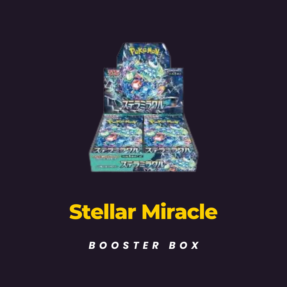 Stellar Miracle Booster Box - Poke Hunter Live